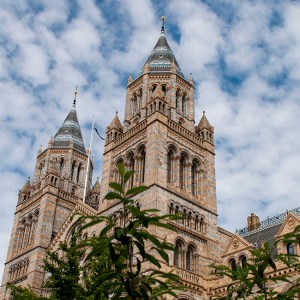 The towers that flank the amazing entrance to the museum