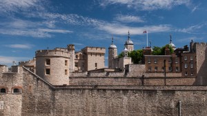 Tower of London from outside the western walls